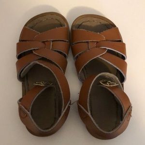Tan Brown Saltwater Sandals